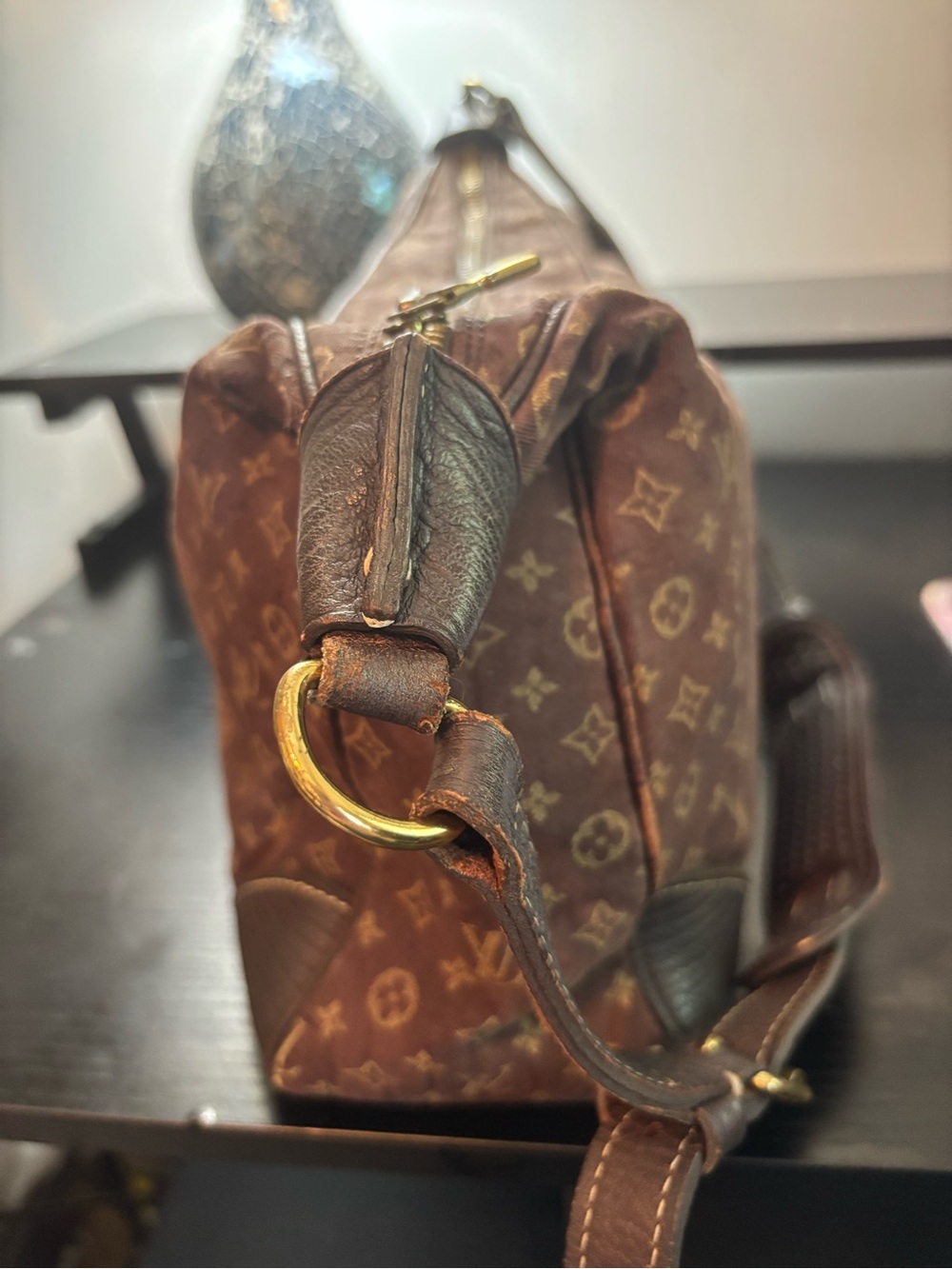 Authentic Louis Vuitton Monogram Mini Lin Boulogne 30 - Picture 3 of 15